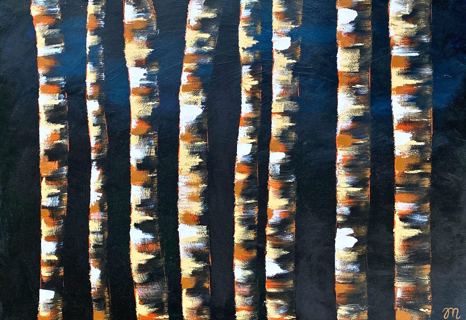 Black Forest Magdolna Juhasz Original painting for sale