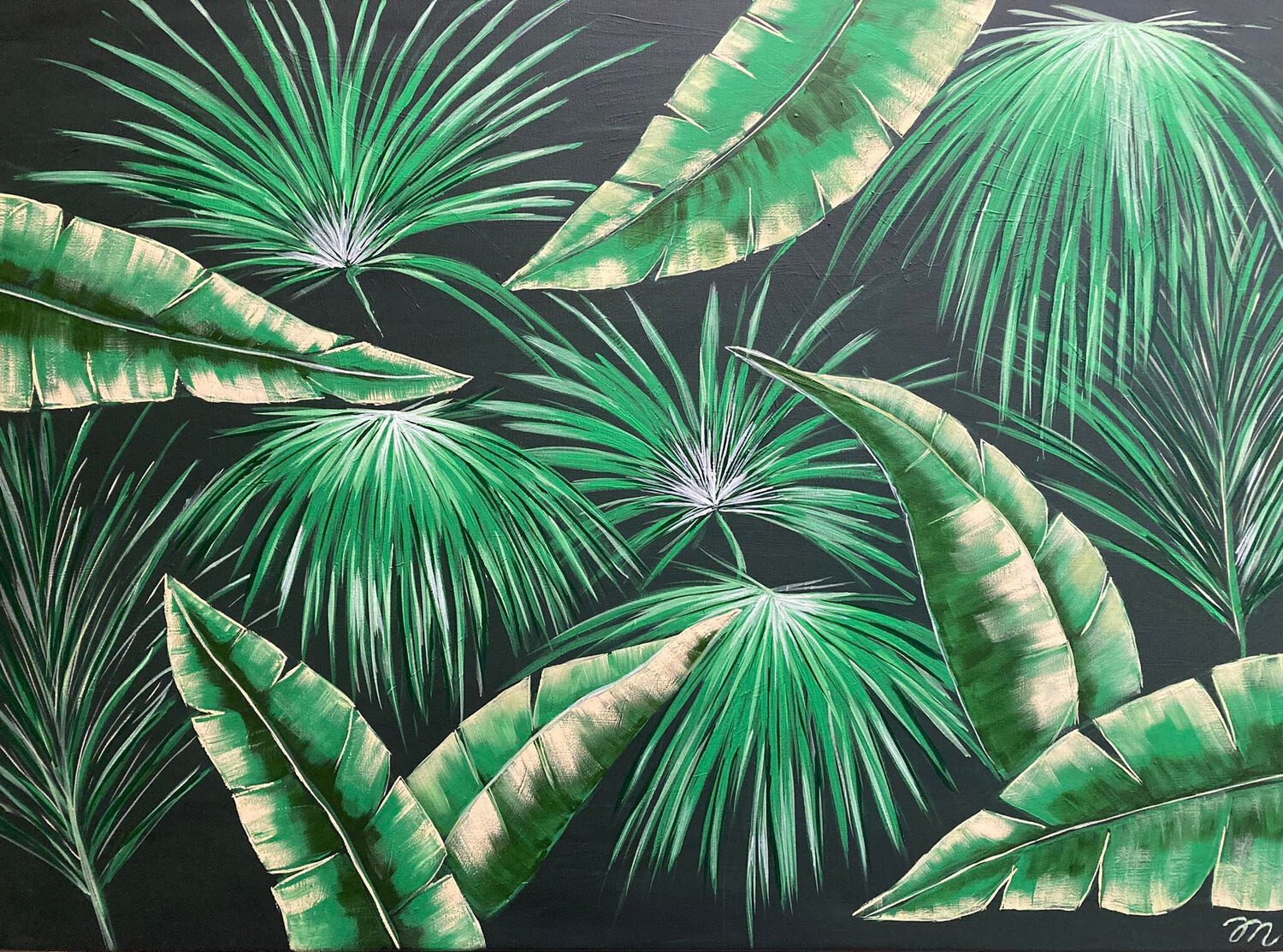 Jungle Tour Magdolna Juhasz Original painting for sale
