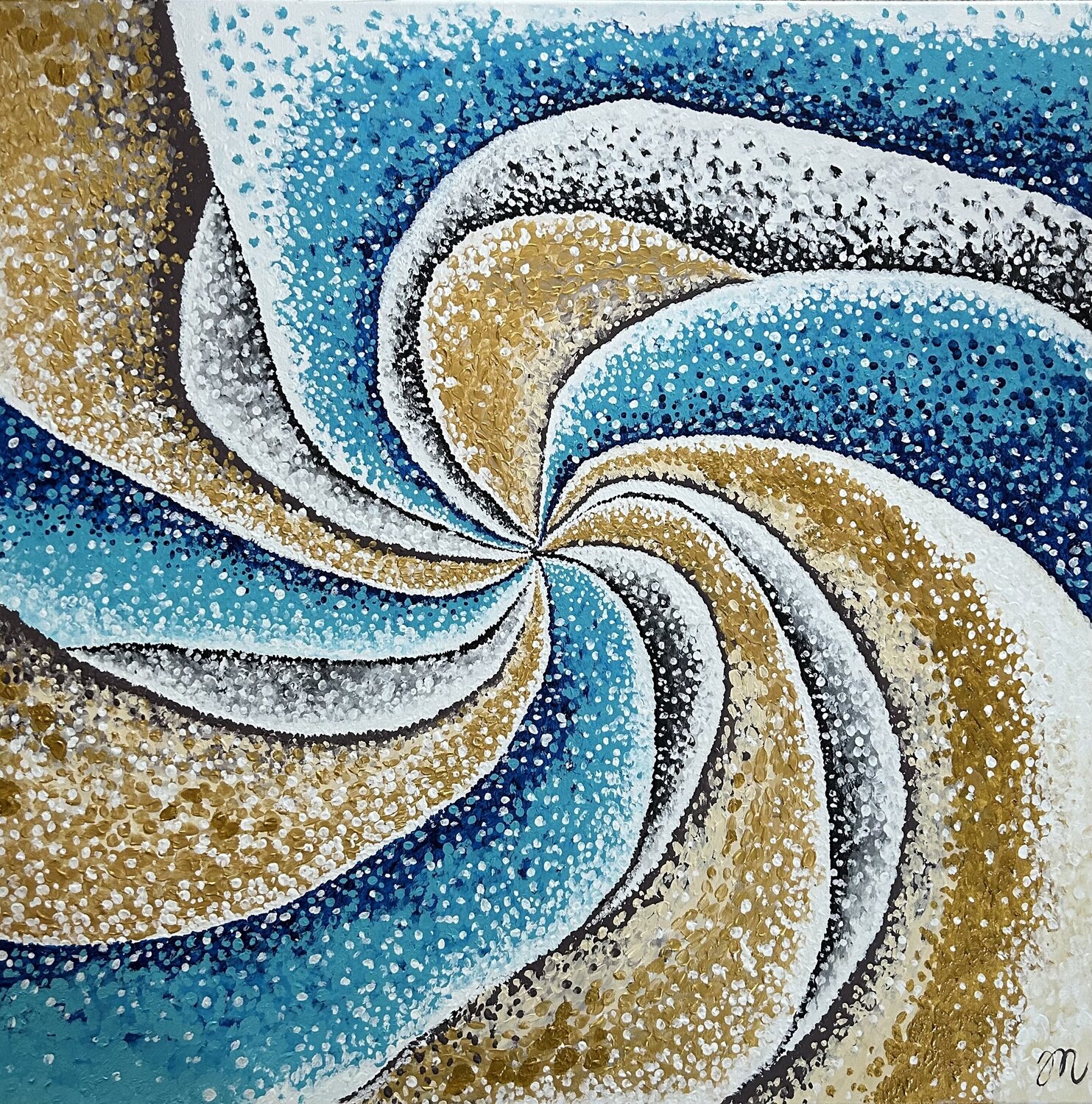Waves Magdolna Juhasz Original painting for sale