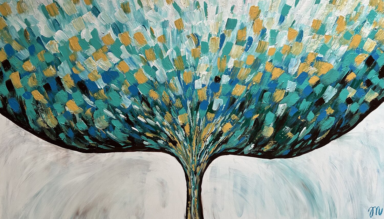 Explosing Magdolna Juhasz Original painting for sale