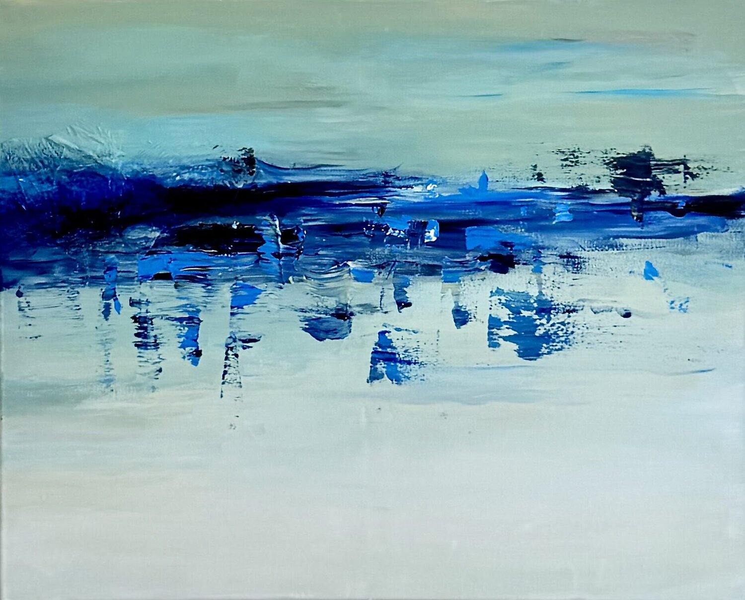 push.when i pull Restless Sky Original painting for sale
