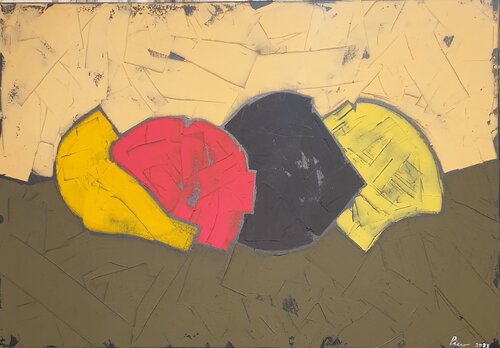 Sequenza di forme by Piero Lombardi, Painting for Sale on Select