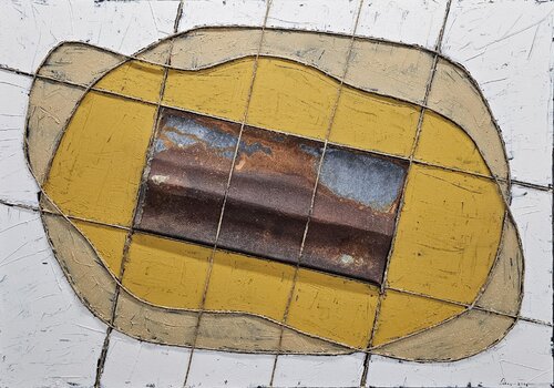 Materia - spirito by Piero Lombardi, Painting for Sale on Select