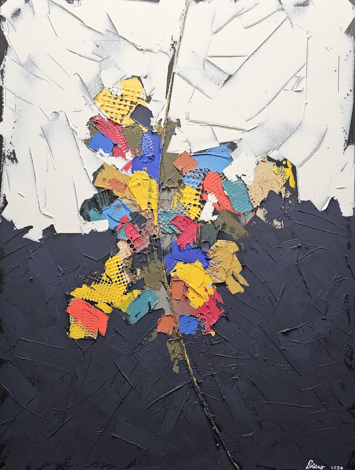 La composizione della materia Piero Lombardi Original painting for sale