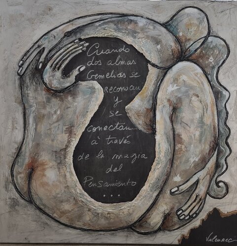 Contrat d'âmes by VALEUREC, Painting for Sale on Select