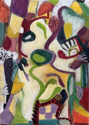 Cartography of Joy by Bev Willcocks, Painting for Sale on Select