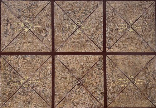 Opus IX – Radiant Grid Eclipse by Sotiris Christodoulou, Painting for Sale on Select