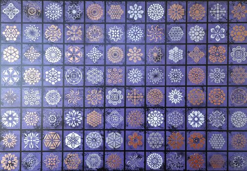 Opus XVIII – Architectonic Mosaic by Sotiris Christodoulou, Painting for Sale on Select