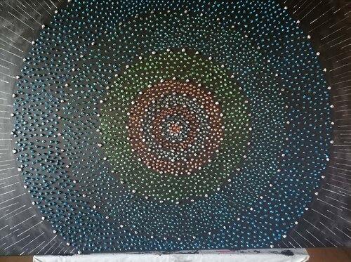 Opus XIX – Architectonic Orbit by Sotiris Christodoulou, Painting for Sale on Select