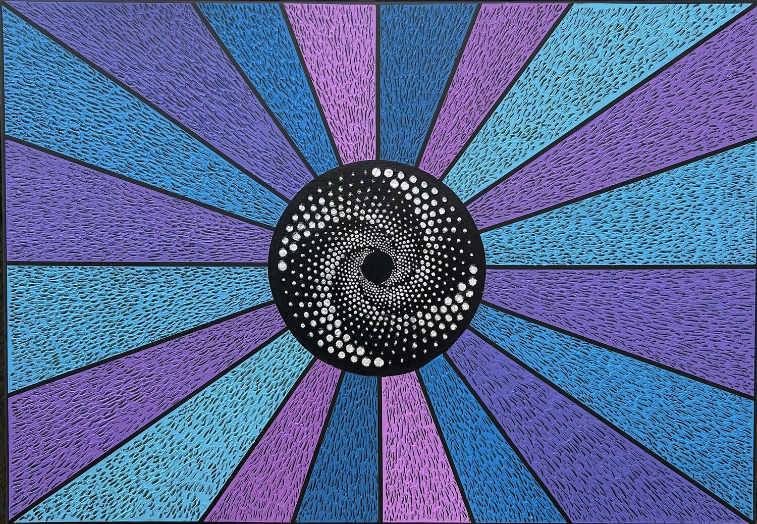 Opus XI: Prismatic Vortex Sotiris Christodoulou Original painting for sale