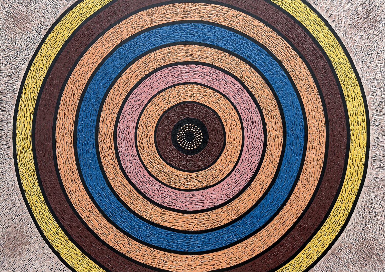 Opus XIII: Infinite Chromatic Orbit Sotiris Christodoulou Original painting for sale