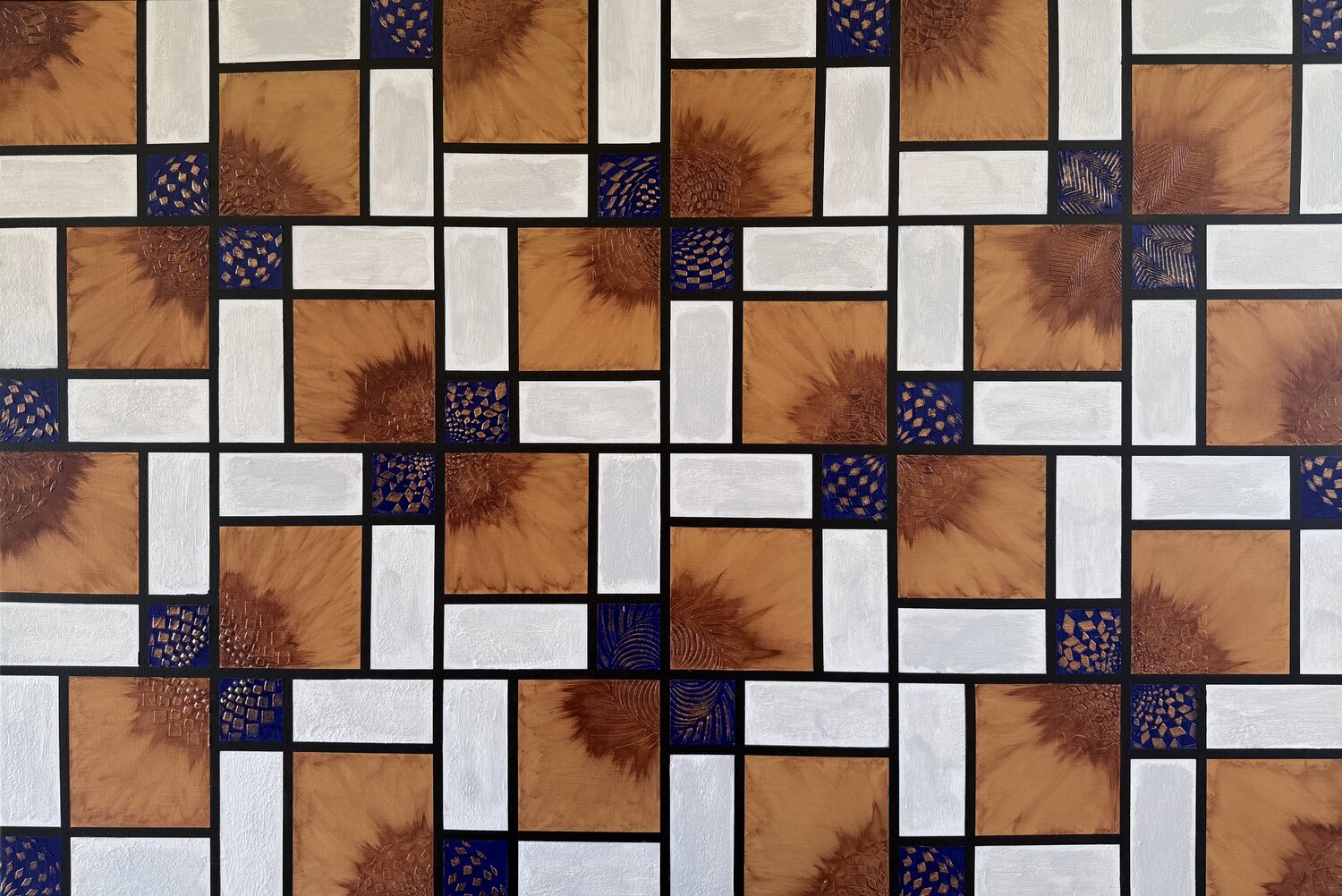 Opus XXVI – Solar Lattice Sotiris Christodoulou Original painting for sale