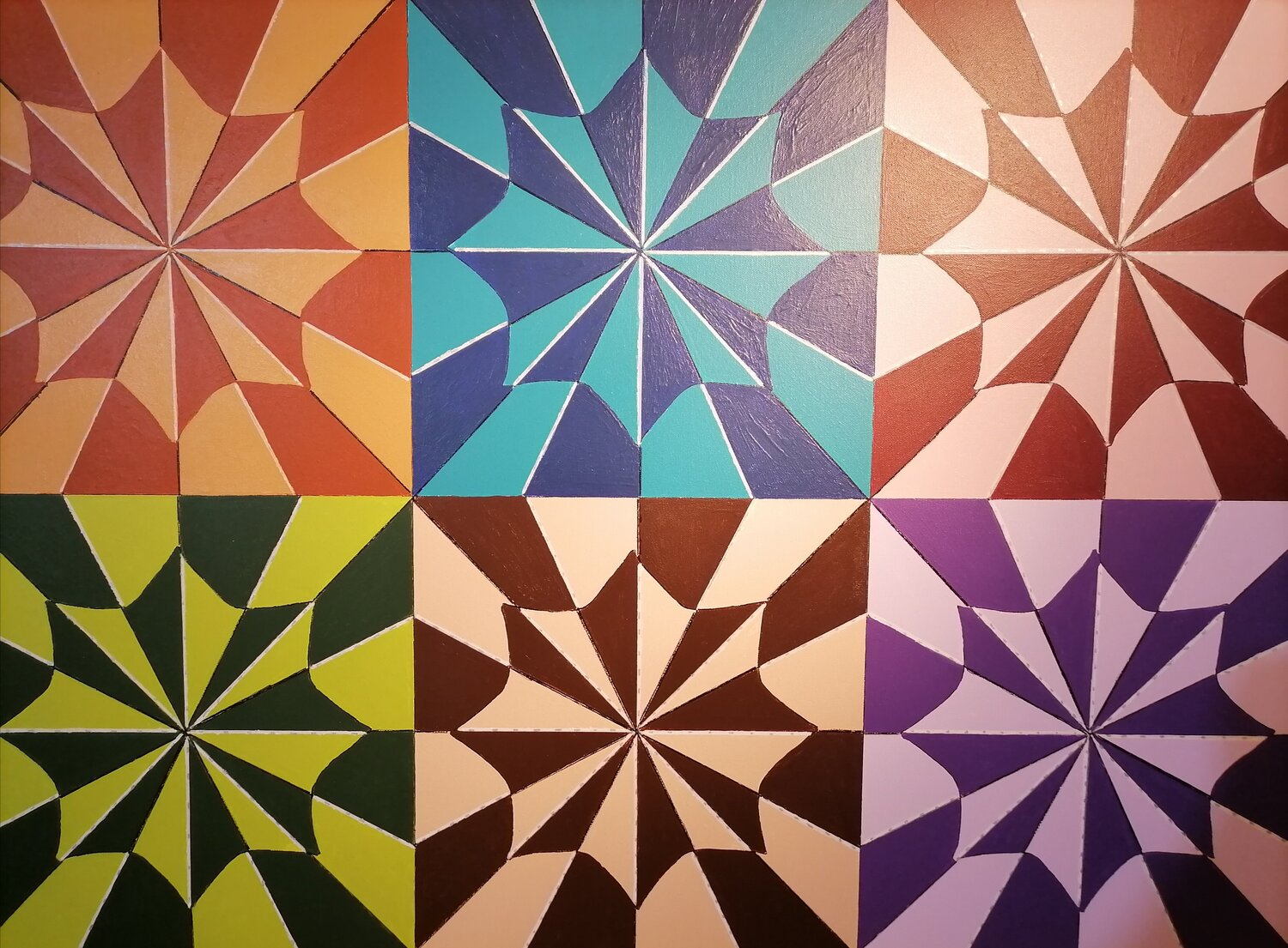 Opus XXIX – Geometric Pulse Sotiris Christodoulou Original painting for sale