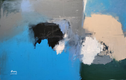 intuition by Oscar Alvarez Pardo, Painting for Sale on Select