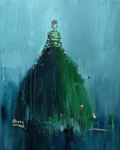 w-n32 by Oscar Alvarez Pardo, Painting for Sale on Select
