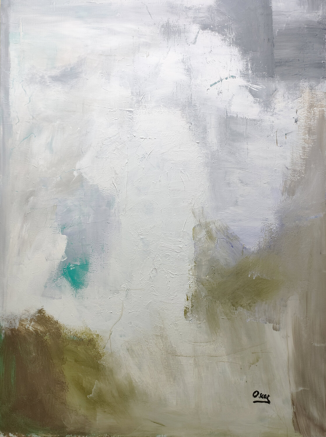 Abstracción 8 Oscar Alvarez Pardo Original painting for sale