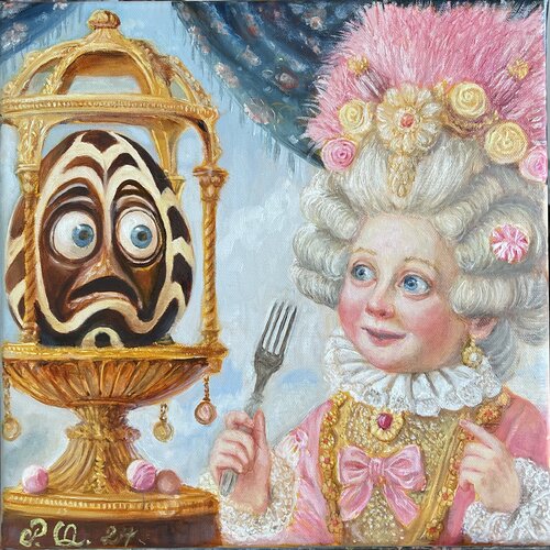 La peur sucrée by Painting Queen, Painting for Sale on Select