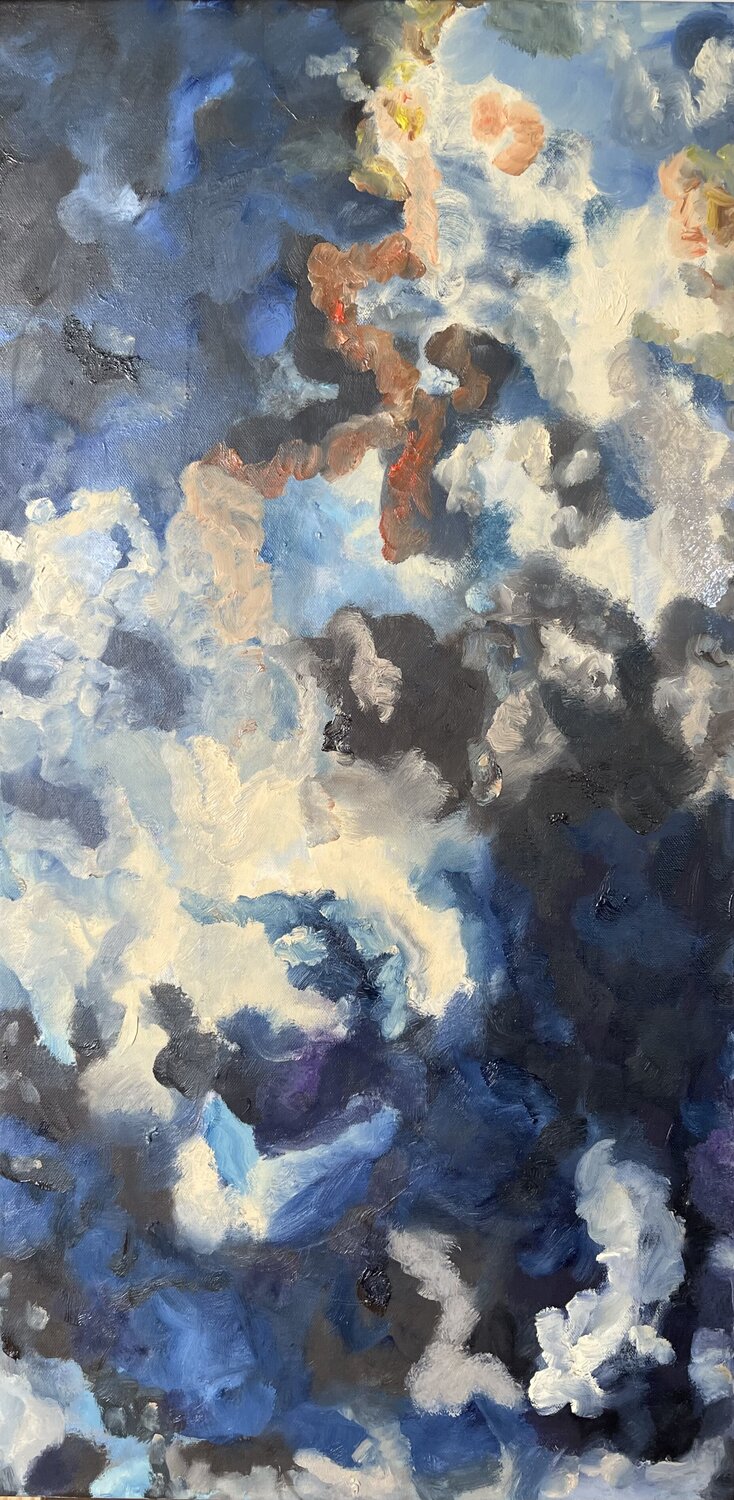 Cloud Study #5 Painting Queen Original painting for sale