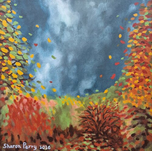 Autumn - "Seasons" by Sharon Perry Turbiner - Sharon's Art, Painting for Sale on Select