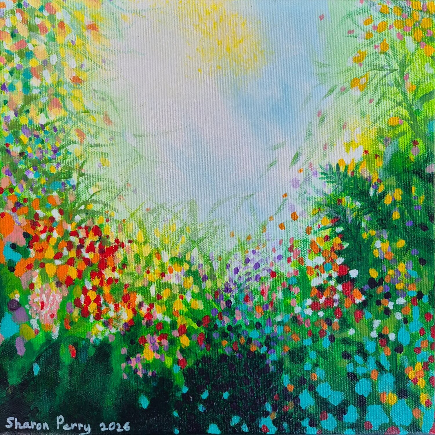 Spring - "Seasons" Sharon Perry Turbiner - Sharon's Art Original painting for sale