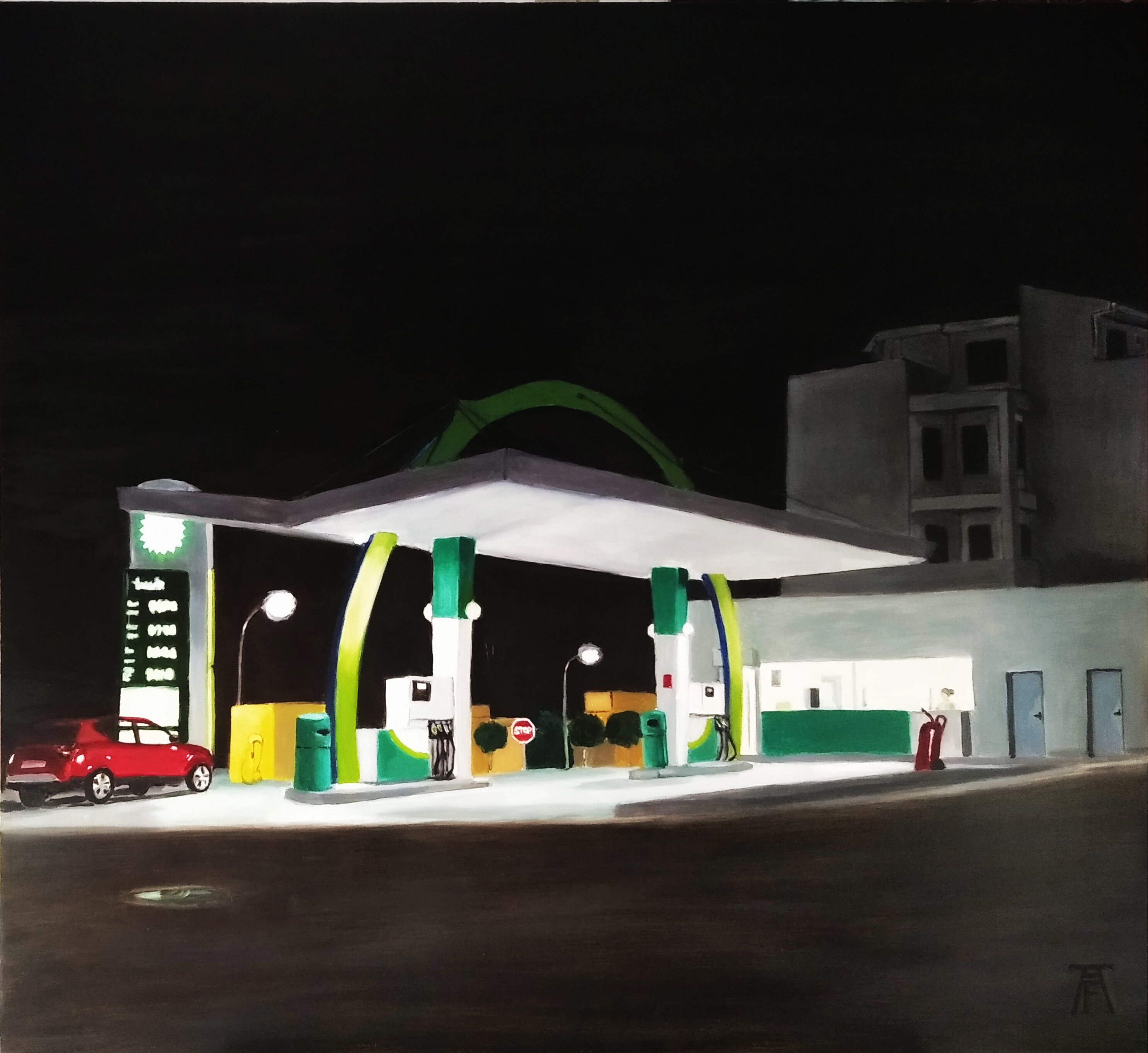 San Clemente. Nacional 310. Gas