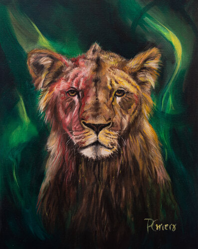 Leona by Paola Carrera, Painting for Sale on Select