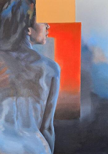 Ciega-Sordo-Muda 1 by Paola Carrera, Painting for Sale on Select