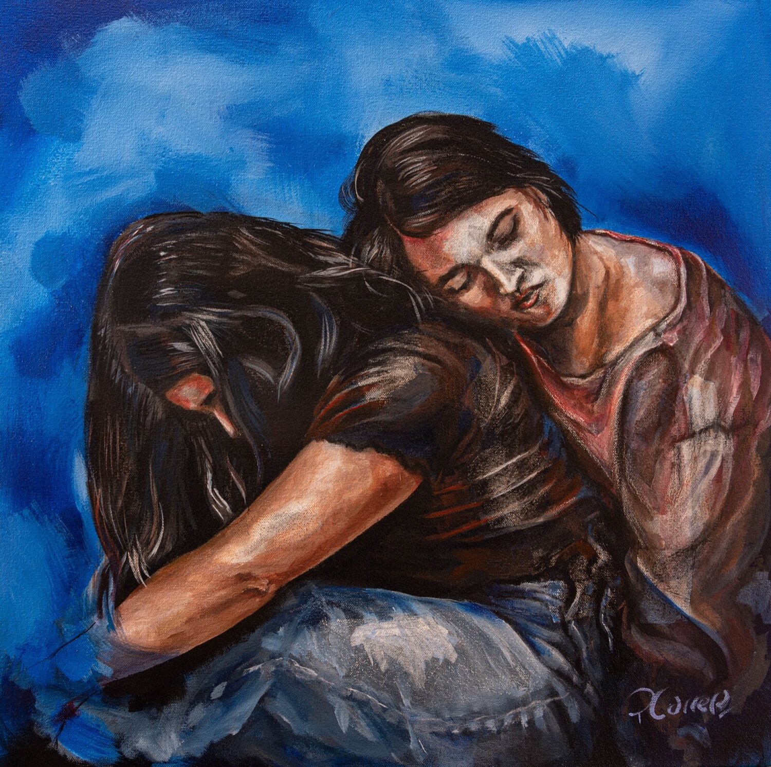 Angel No 8 Paola Carrera Original painting for sale