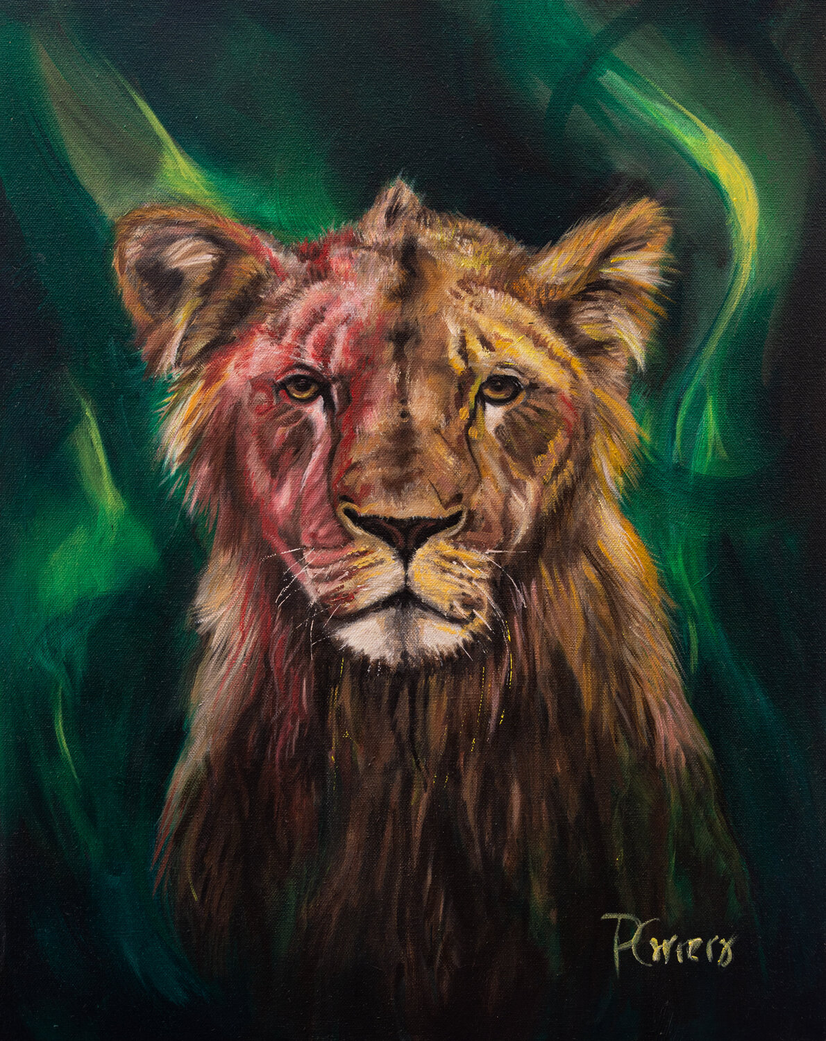 Leona Paola Carrera Original painting for sale