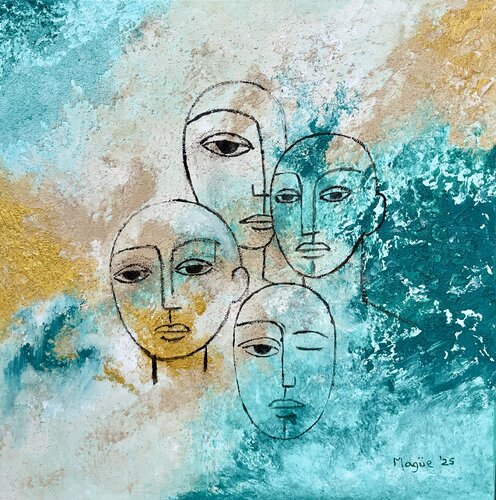 VÍNCULOS by Mayte Yagüe, Painting for Sale on Select