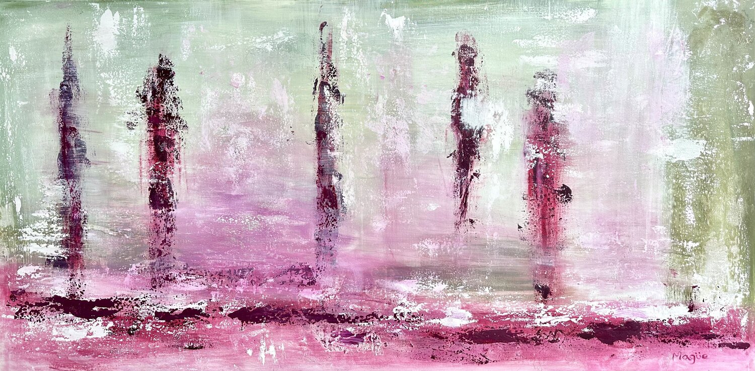 VIGÍAS DEL ALBA Mayte Yagüe Original painting for sale