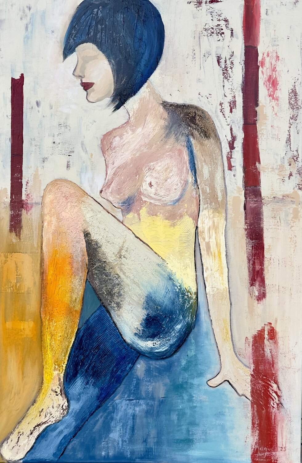 INTROSPECCIÓN Mayte Yagüe Original painting for sale
