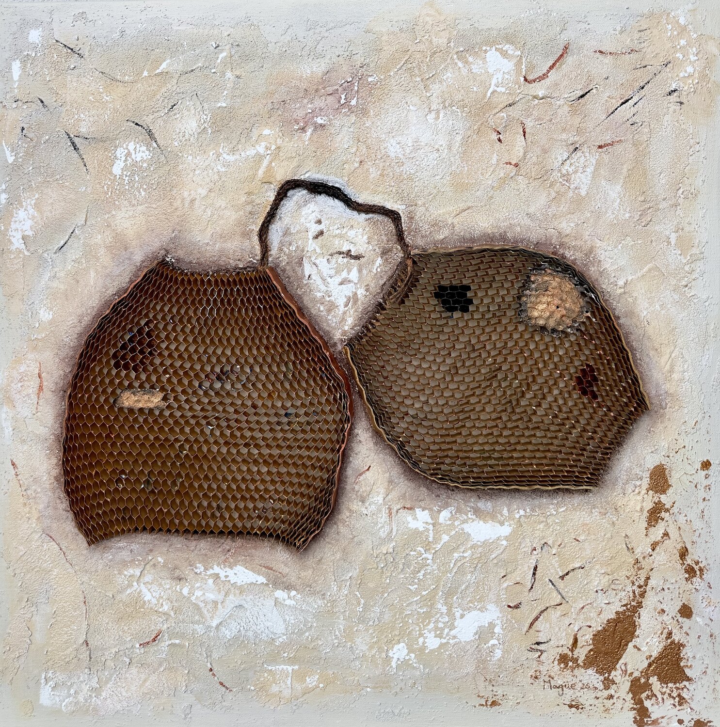 COMPROMISO EN VACÍO Mayte Yagüe Original painting for sale