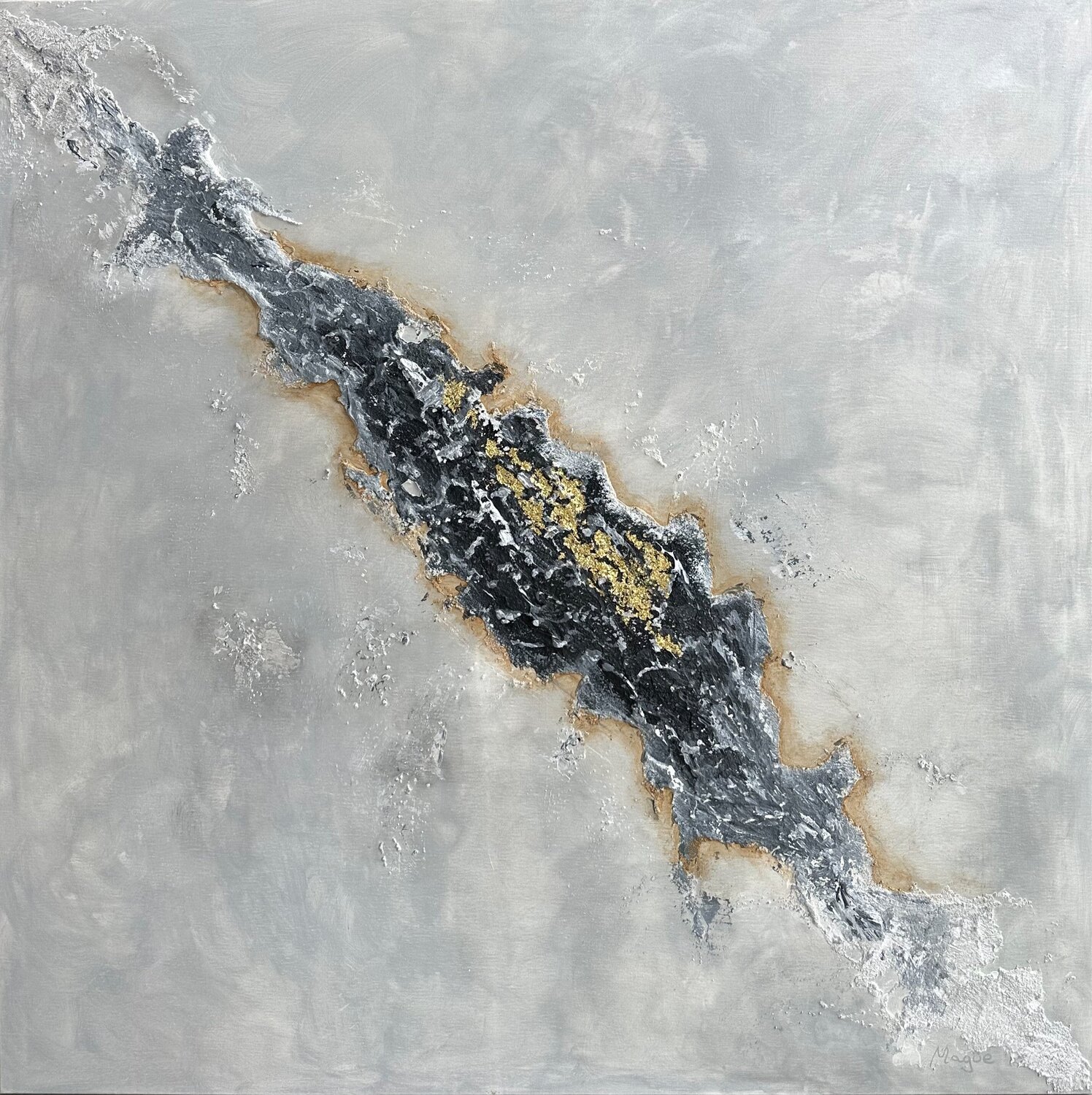 MAGMA Mayte Yagüe Original painting for sale