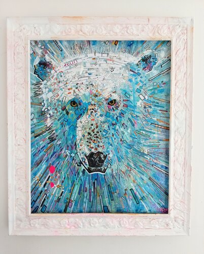 Ours Polaire by Loïc Bruyère, Painting for Sale on Select