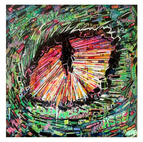 Oeil vert by Loïc Bruyère, Painting for Sale on Select