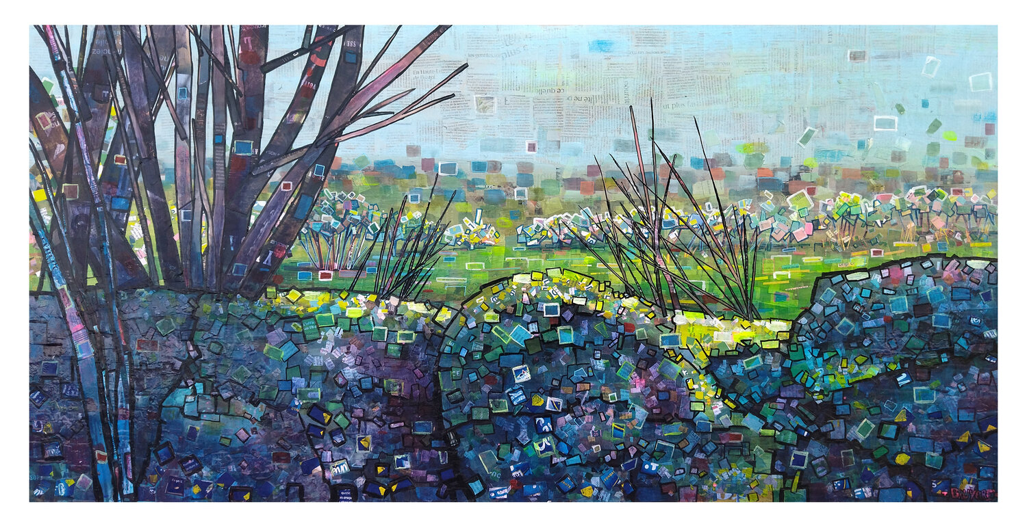 Via Romaine Loïc Bruyère Original painting for sale