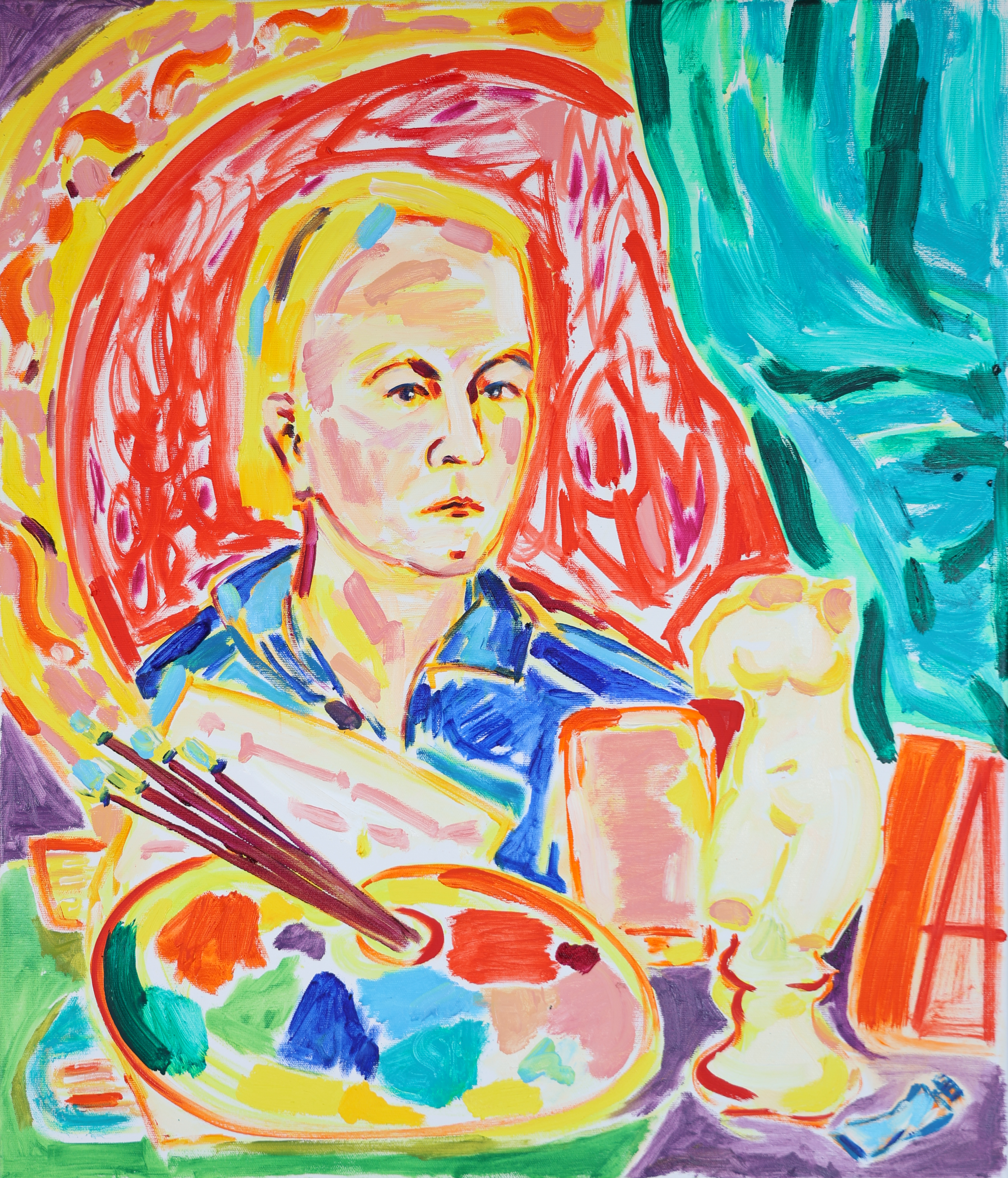 Self Portrait after Carlos María Esquivel y Rivas