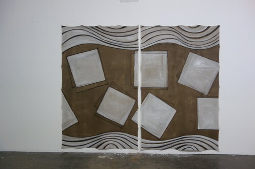 Über Malerei 585 by Hanno Otten, Painting for Sale on Select