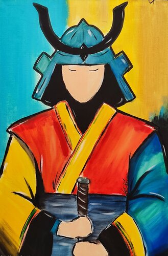 Samurai by vincenzo raimondo, Painting for Sale on Select