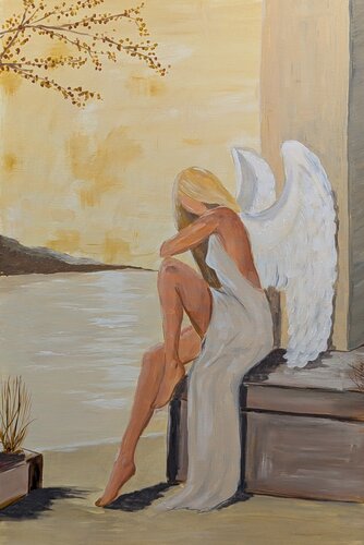 Ang2 - Asconto il cielo by vincenzo raimondo, Painting for Sale on Select