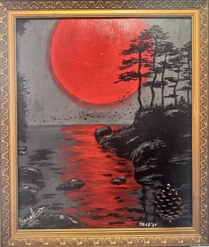 "Un sueño, después de dos pintas de vino" by Arturas Smalenskas, Painting for Sale on Select