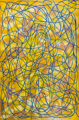 GRAMMATICA DEL MOVIMENTO by Valeria Fiaccabrino, Painting for Sale on Select