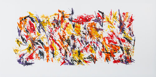 COLLISIONI CROMATICHE by Valeria Fiaccabrino, Painting for Sale on Select