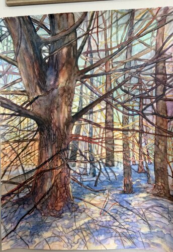 Belle River Woods by Autumn Marble, Painting for Sale on Select