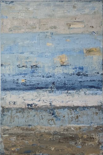 A Sea Shore by Birutė Jocaitė-Šliurpienė, Painting for Sale on Select