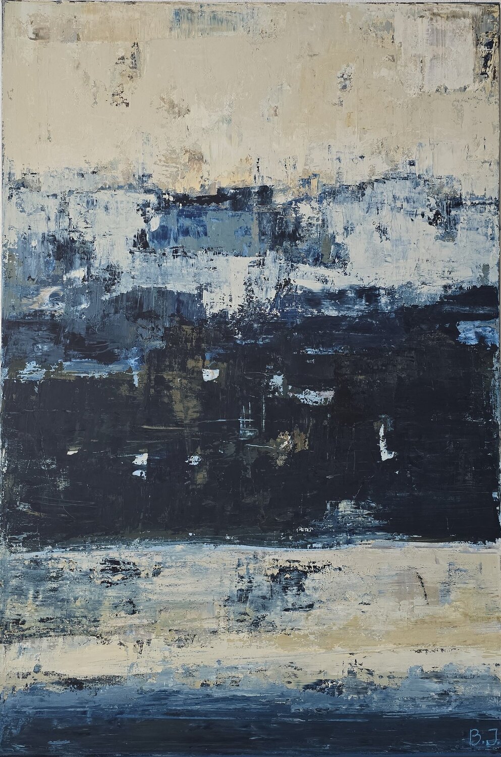 Deep Horizon Birutė Jocaitė-Šliurpienė Original painting for sale