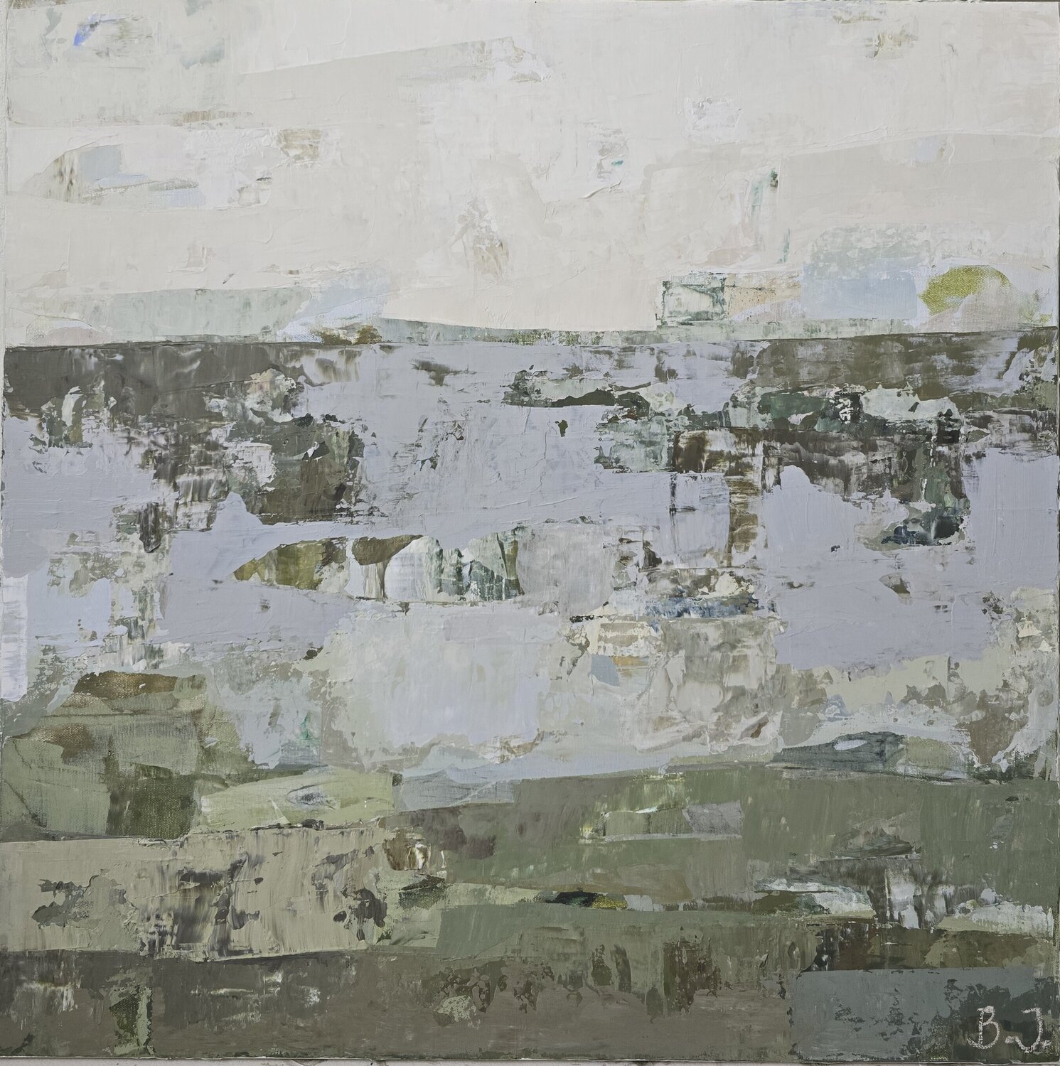 Horizons of Late August No 3. Birutė Jocaitė-Šliurpienė Original painting for sale