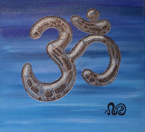 Inflated Om by Neil Holmes, Painting for Sale on Select