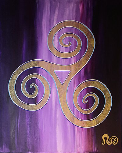 Kryst Spiral by Neil Holmes, Painting for Sale on Select
